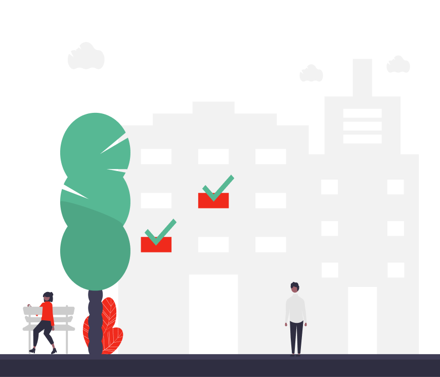 Desenho de uma faculdade